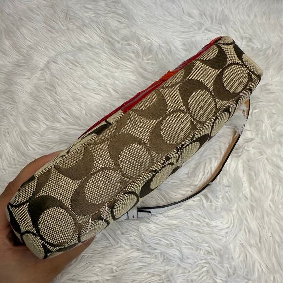 y2k COACH Vintage Poppy for Peace Demi Mini Shoulder Bag - Picture 5 of 13